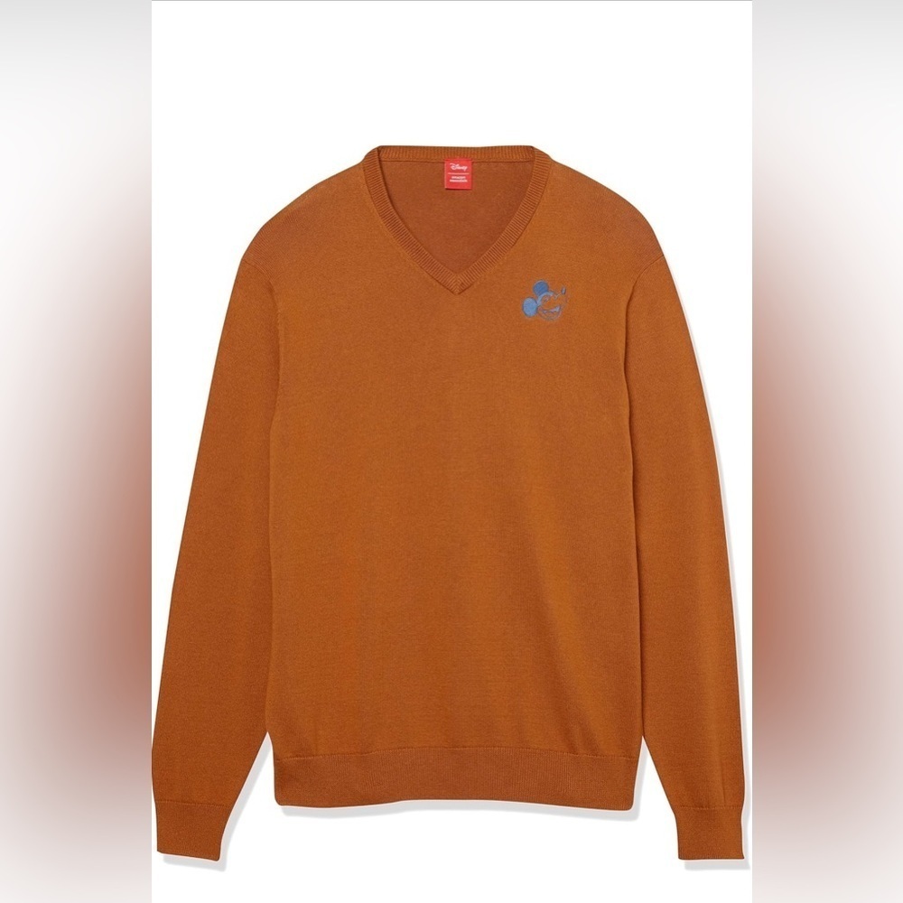 NWT - Disney | Happy Mickey Men's V-Neck Sweaters, Color: Same as Pictured